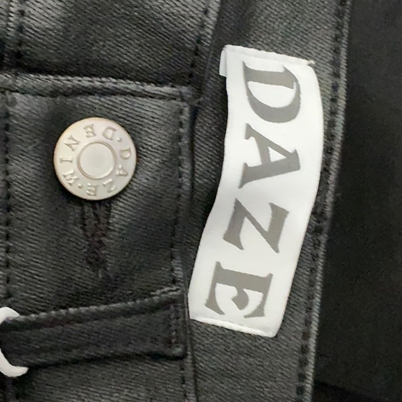 NWT Daze Denim *high rise daily driver -Coated Pants jeans organic fabric 24 31 - Picture 10 of 12